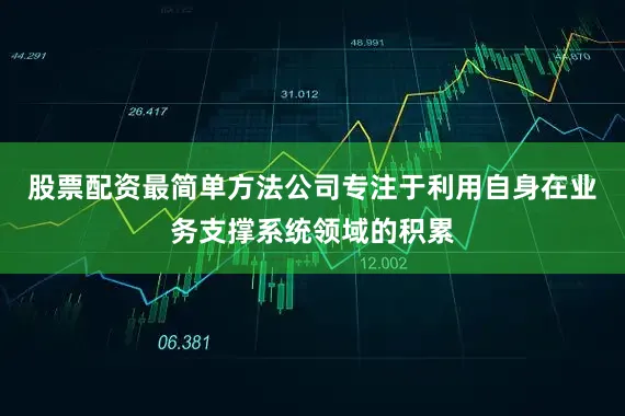 股票配资最简单方法公司专注于利用自身在业务支撑系统领域的积累
